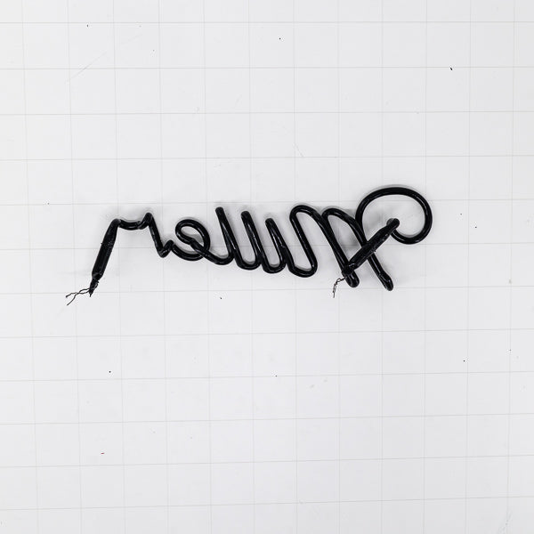 Miller Script Word unit Replacement Tube - Neon Sign Part