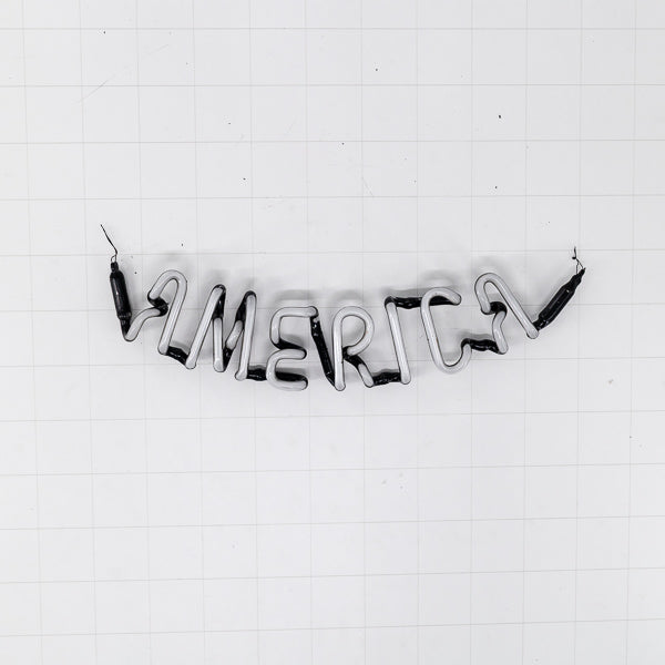 AMERICA Arched Single Stroke Word unit Replacement Tube - Neon Sign Part