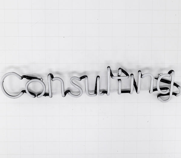 Consulting Single Stroke Word unit Replacement Tube - Neon Sign Part