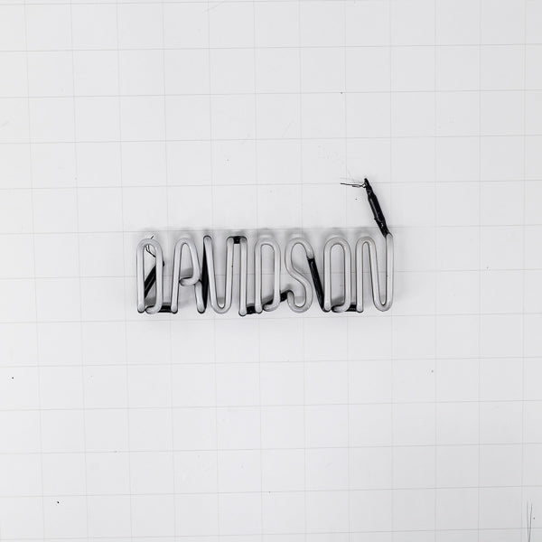 DAVIDSON Single Stroke Word unit for Harley Davidson Replacement Tube - Neon Sign Part