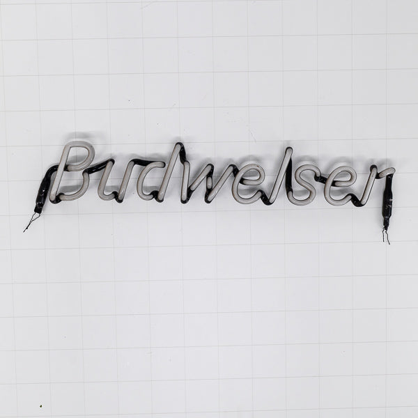 Budweiser Single Stroke Word unit Replacement Tube - Neon Sign Part