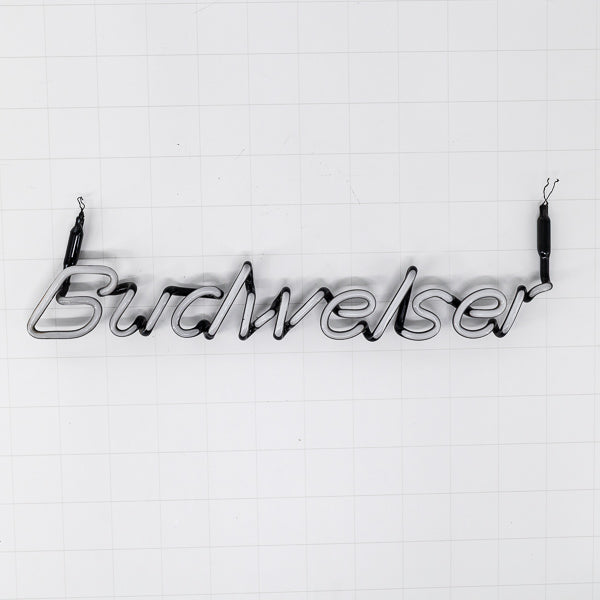 Budweiser Single Stroke Word unit Replacement Tube - Neon Sign Part