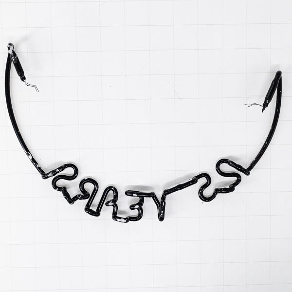25 YEARS Single Stroke Word unit with Border Replacement Tube - Neon Sign Part