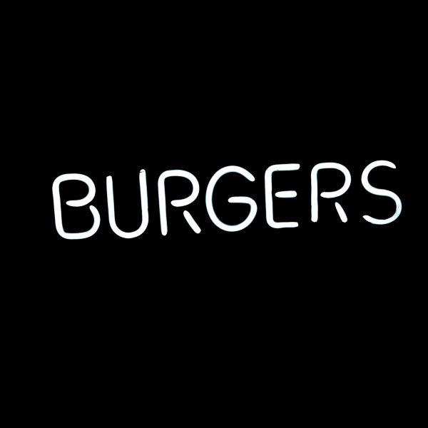 BURGERS Single Stroke Word unit Replacement Tube - Neon Sign Part