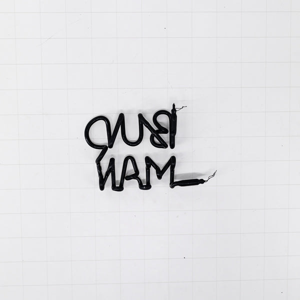 Bud Man Single Stroke Word unit for Budweiser Replacement Tube - Neon Sign Part