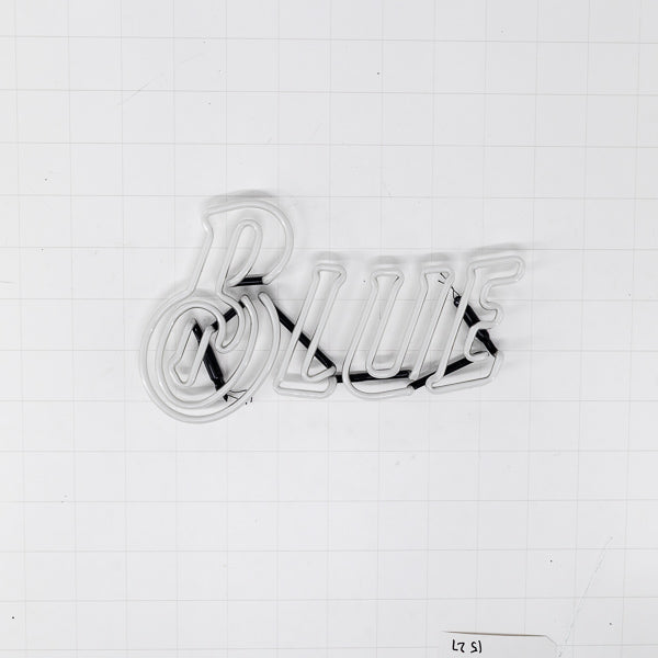BLUE Double Stroke Word unit for Blue Moon Replacement Tube - Neon Sign Part