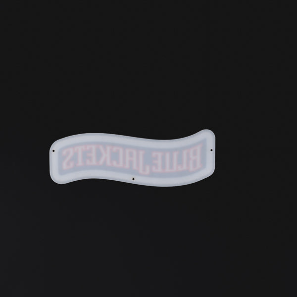 BLUE JACKETS Neon Sign Plastic Replacement Panel