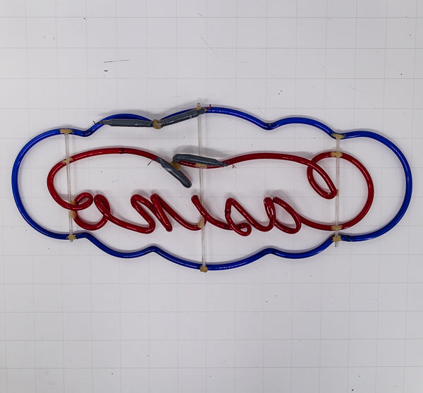 Casino Script Word unit with Border Replacement Tube - Neon Sign Part