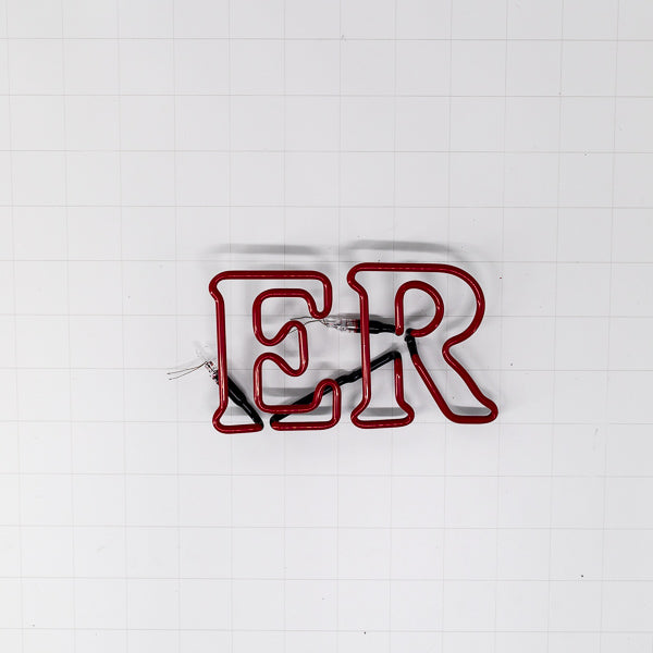 ER Red Double Stroke Word unit for Yuengling Traditional Lager Replacement Tube - Neon Sign Part