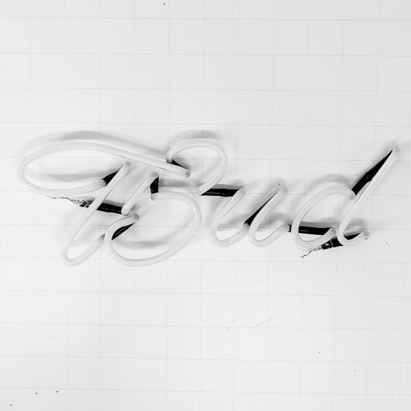 Bud Single Stroke Word unit for Budweiser Great American Lager Replacement Tube - Neon Sign Part