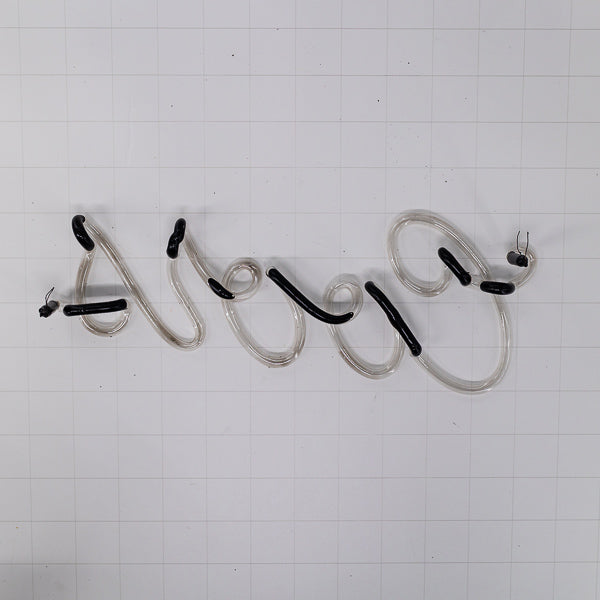Coors Script Word unit with Vertical Electrodes Replacement Tube - Neon Sign Part