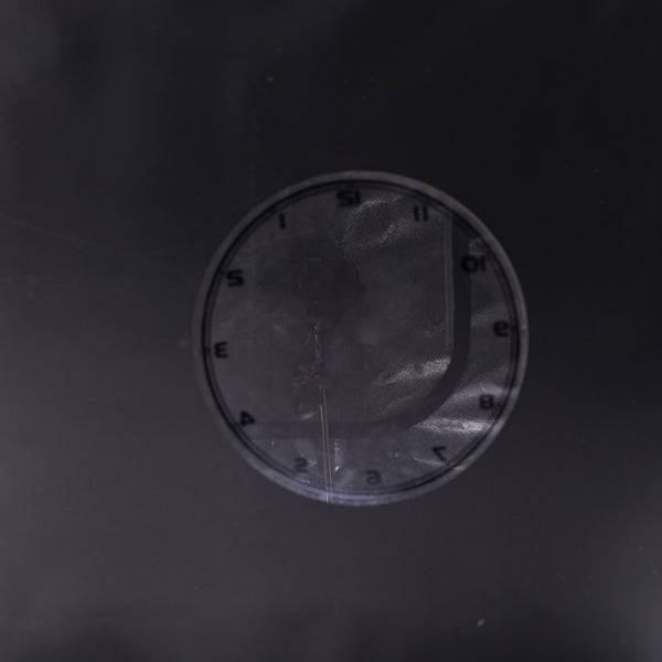 Clock Backing with Hours Neon Sign Plastic Replacement Panel