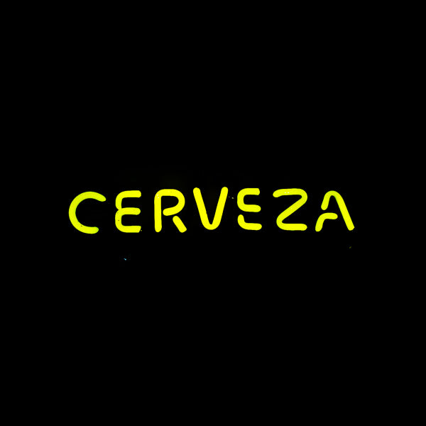 CERVEZA Single Stroke Word Unit Neon Sign Replacement Tube