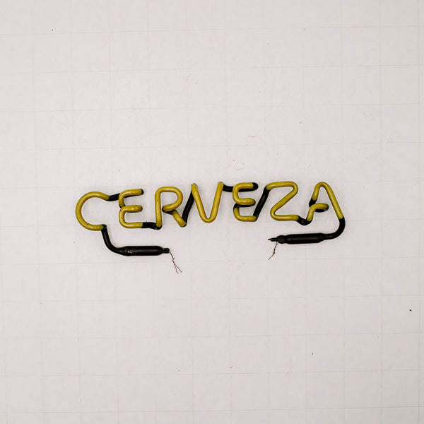 CERVEZA Single Stroke Word Unit Neon Sign Replacement Tube