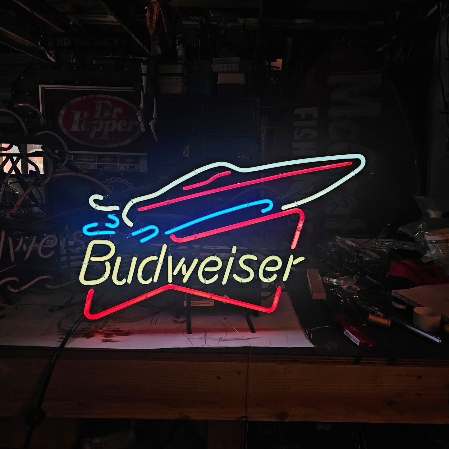 Water & Boat Unit 2 Tube Set for Party At The Lake Replacement Tube - Neon Sign Part Used