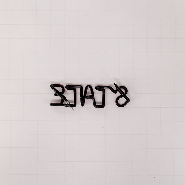 STATE Single Stroke Word unit for Unknown / Mystery Replacement Tube - Neon Sign Part