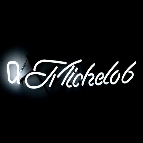 Michelob Script Word Unit Replacement Tube - Neon Sign Part Used