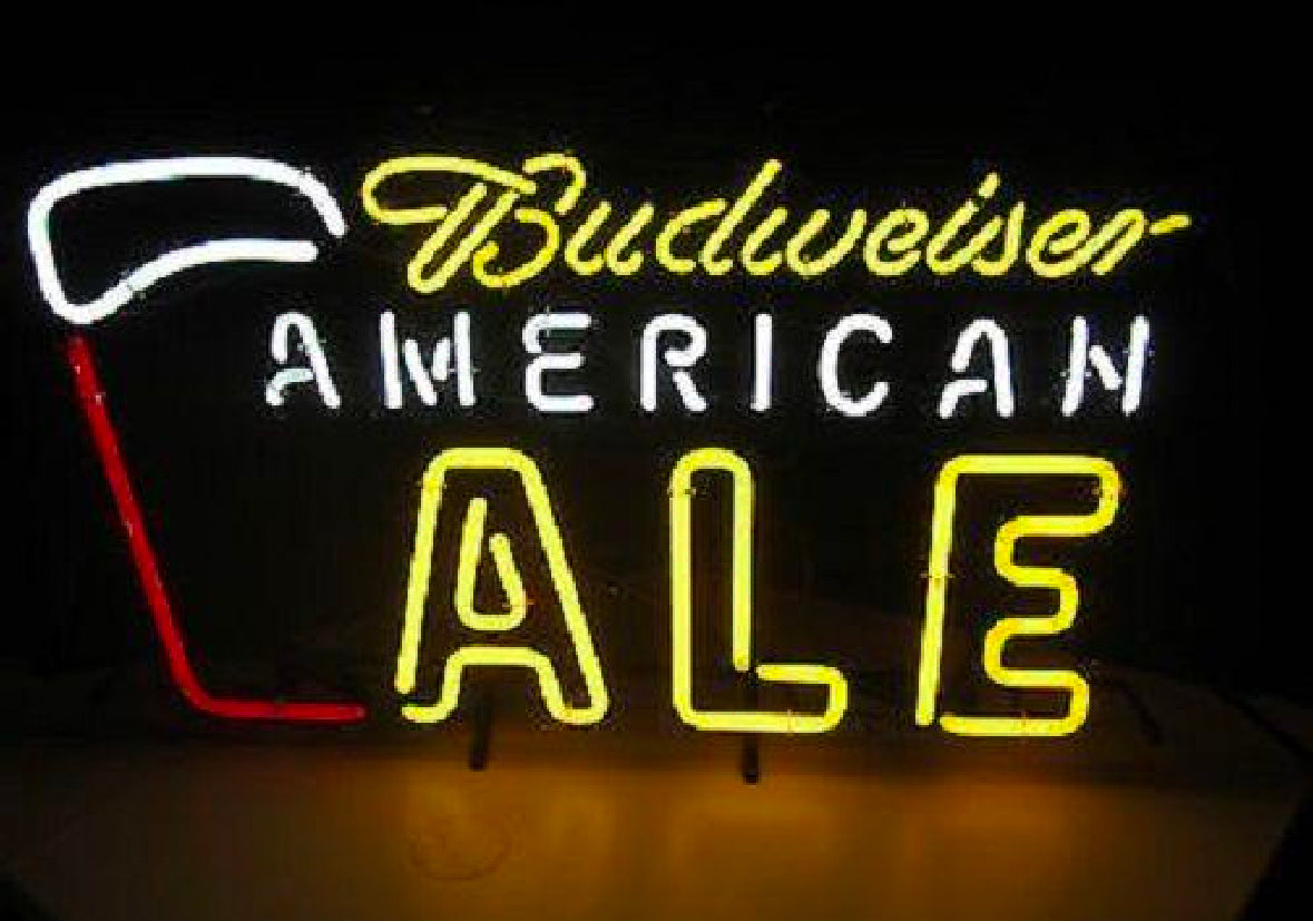 AMERICAN Single Stroke Word Unit for Budweiser American Pale Ale Neon Sign Replacement Tube