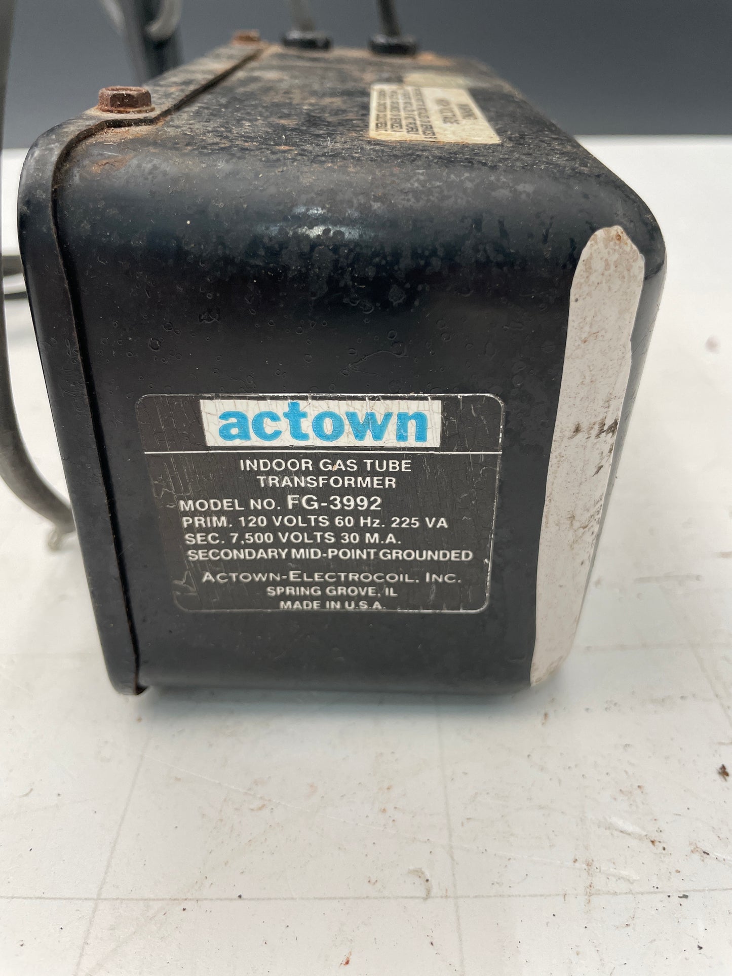 Actown Vintage Core & Coil Neon Sign Replacement Transformer – 7.5Kv
