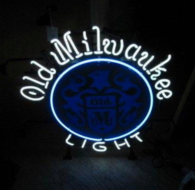 Old Single Stroke Word Unit for Old Milwaukee Replacement Tube - Neon Sign Part
