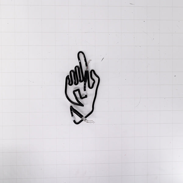 Hand Pointing Replacement Tube - Neon Sign Part