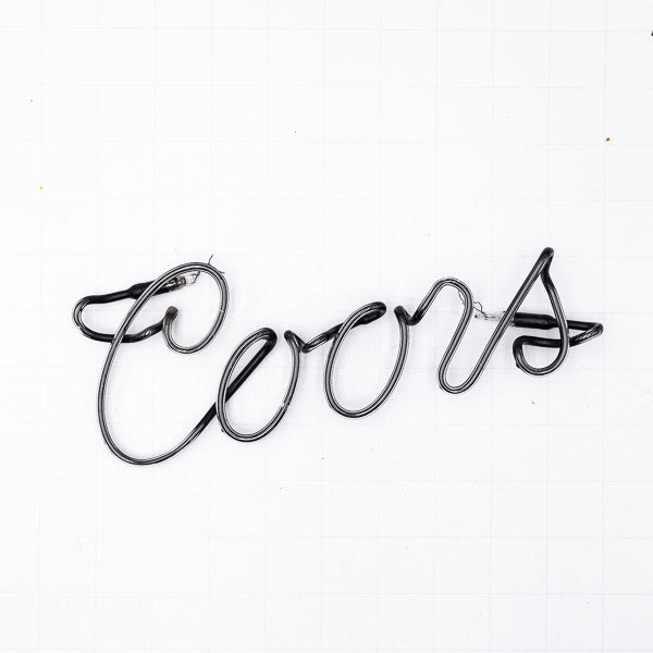 Coors Single Stroke Word Unit Neon Sign Replacement Tube