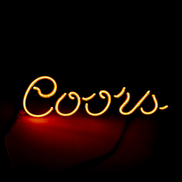 Coors Single Stroke Word Unit Neon Sign Replacement Tube