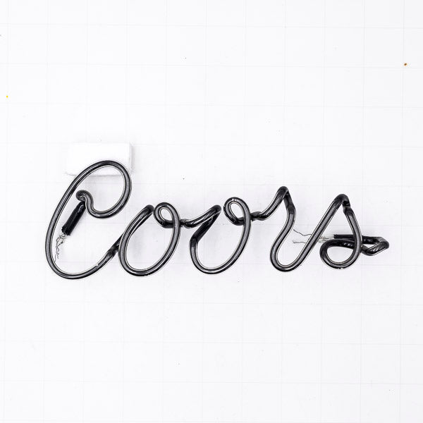 Coors Single Stroke Word Unit Neon Sign Replacement Tube