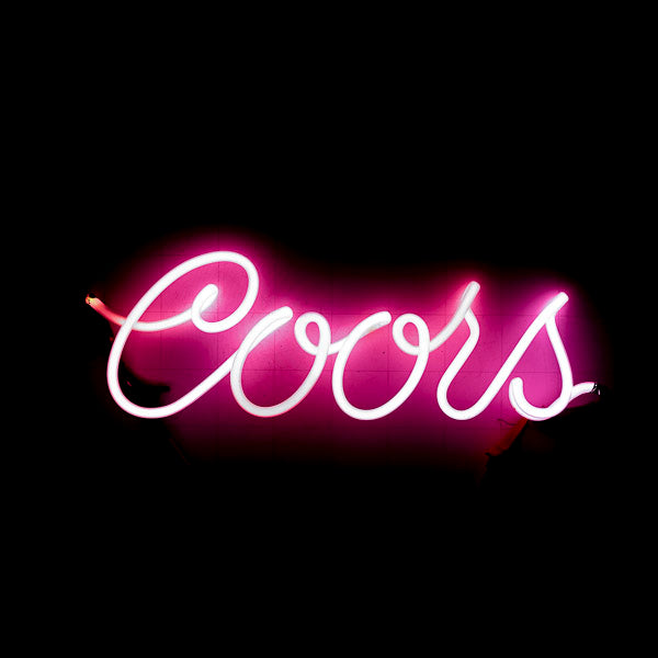 Coors Script Word Unit Neon Sign Replacement Tube