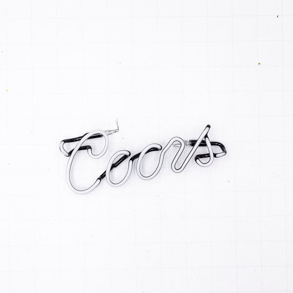 Coors Script Word unit Neon Sign Replacement Tube