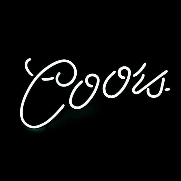 Coor's Single Stroke Word Unit Neon Sign Replacement Tube