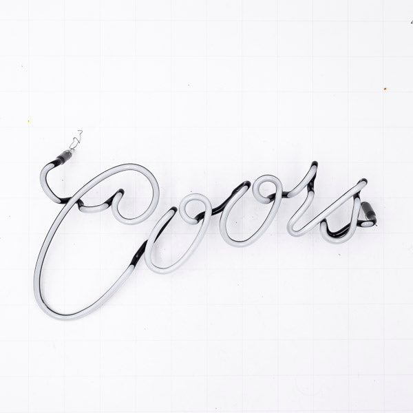 Coor's Single Stroke Word Unit Neon Sign Replacement Tube