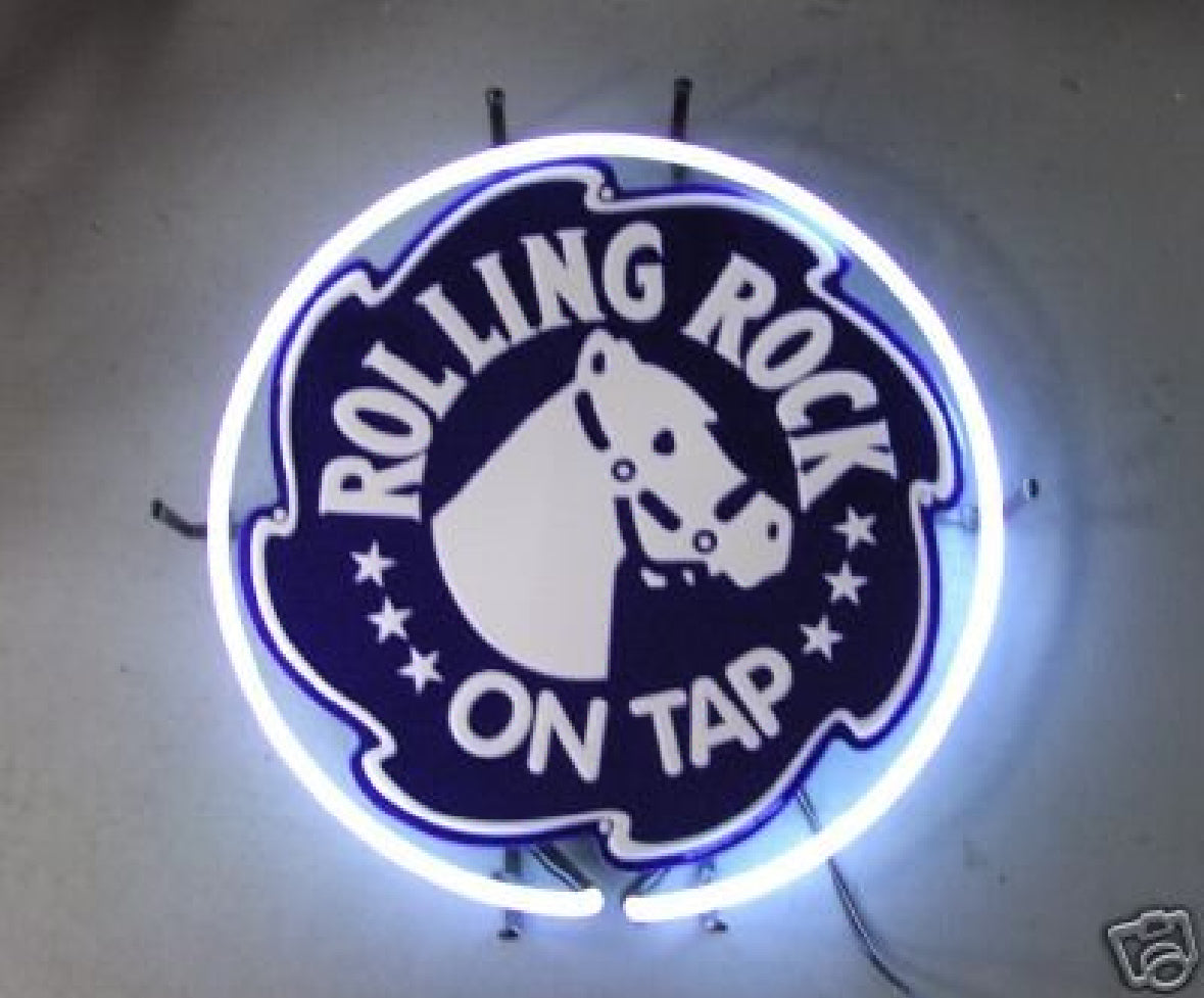 Rolling Rock Neon Sign Metal Replacement Panel