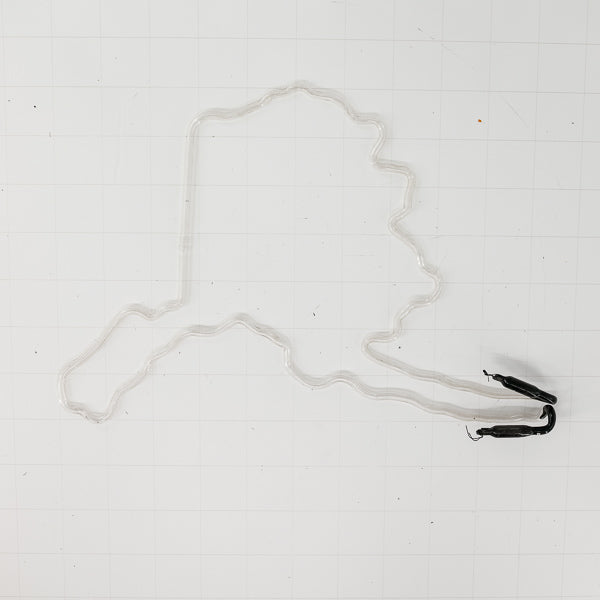 Alaska State Outline / Border Replacement Tube - Neon Sign Part