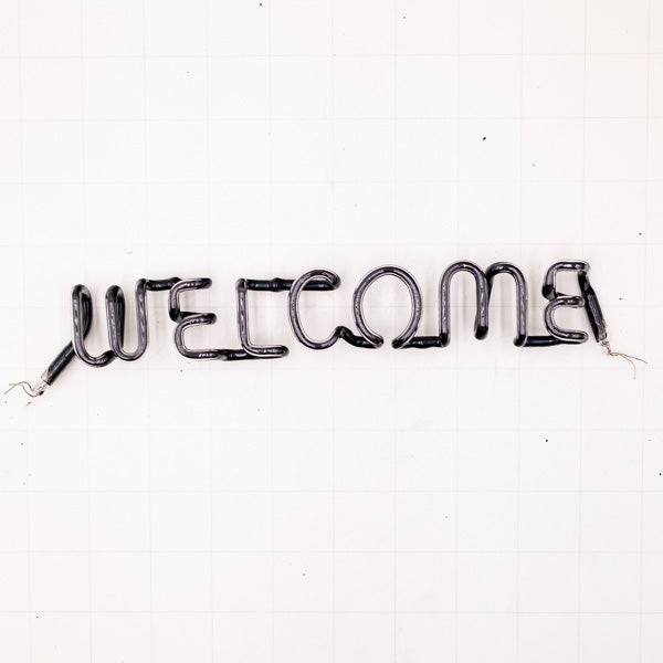 Welcome Single Stroke Word Unit for Miller Time Replacement Tube - Neon Sign Part Used