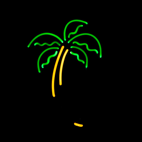 Palm for Corona Replacement Tube - Neon Sign Part Used