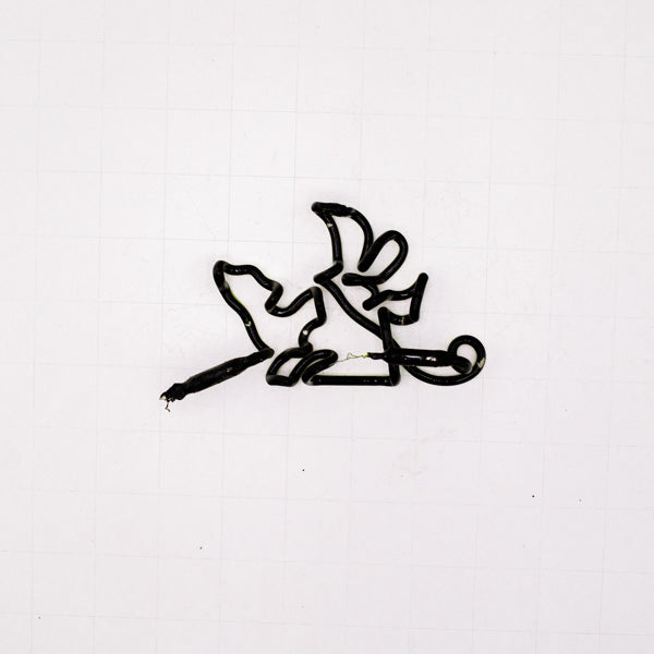 Left Side Griffin for Corona Replacement Tube - Neon Sign Part Used