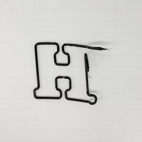 H Double Stroke Word unit for Unknown Light Replacement Tube - Neon Sign Part