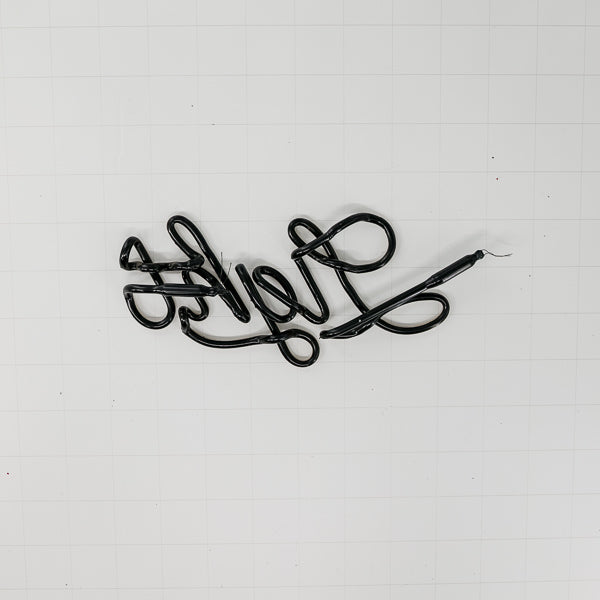 Light Script Word unit with emphasis Replacement Tube - Neon Sign Part