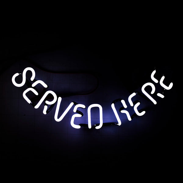 Served Here for Budweiser Replacement Tube - Neon Sign Part Used