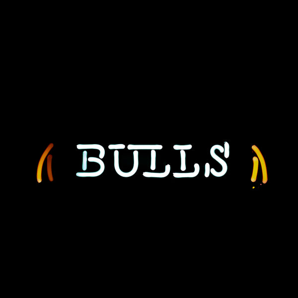 BULLS Single stroke Word Unit with Horns for Budweiser Neon Sign Replacement Tube