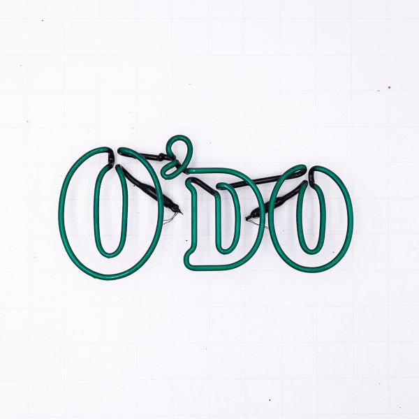 O'DO Double Stroke Word Unit for O'Doul's Neon Sign Replacement Tube