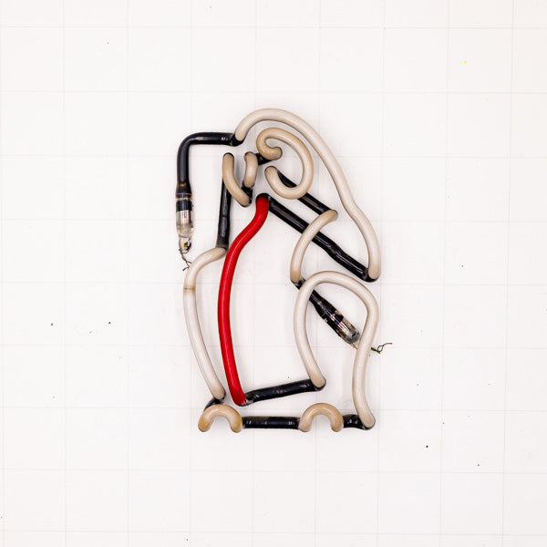 Top Section of Parrot Replacement Tube - Neon Sign Part Used