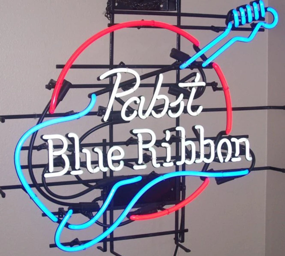 Pabst Blue Ribbon PBR Guitar unit - Neon Sign Part