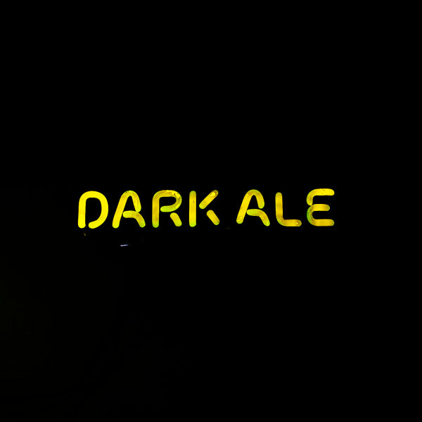 DARK ALE Single Stroke Word Unit Neon Sign Replacement Tube