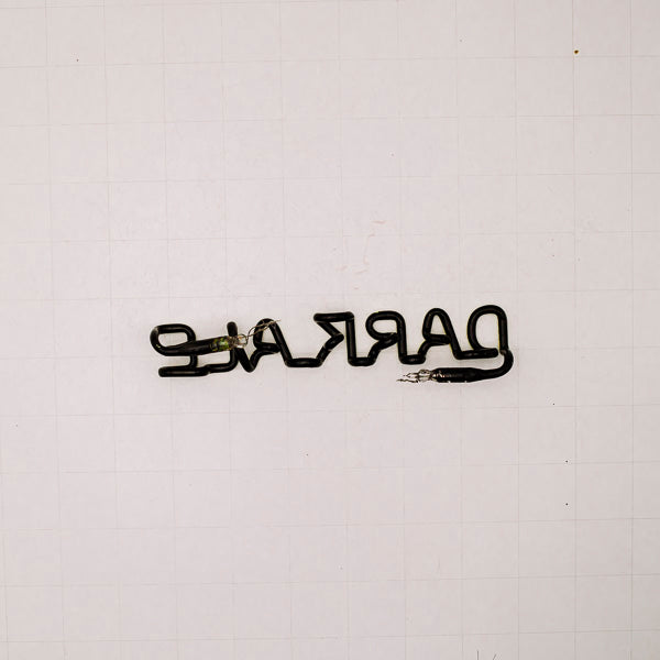 DARK ALE Single Stroke Word Unit Neon Sign Replacement Tube