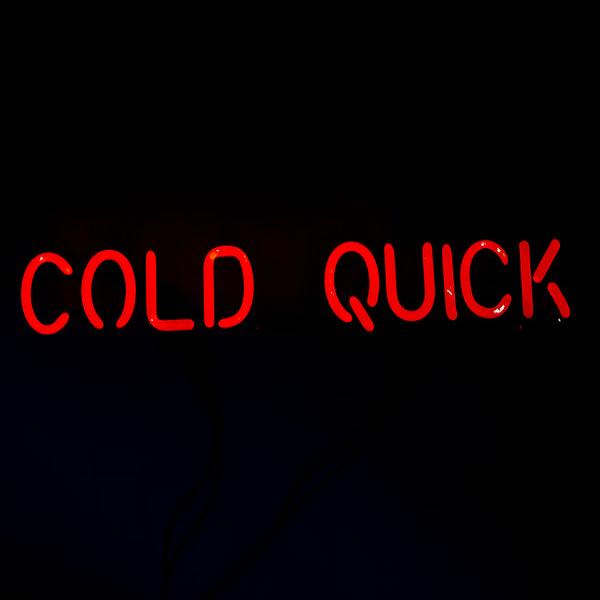 COLD QUICK Single Stroke Word Unit Neon Sign Replacement Tube