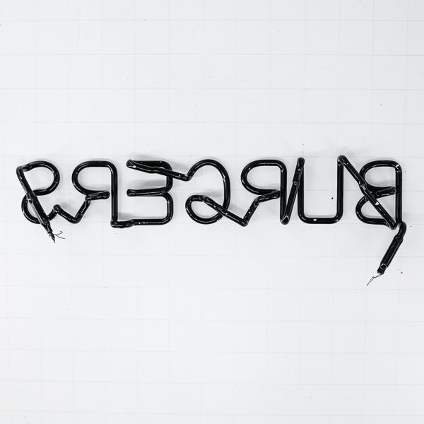BURGERS Single Stroke Word unit Replacement Tube - Neon Sign Part