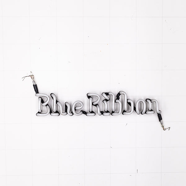 Blue Ribbon Single Stroke Word Unit for Pabst Blue Ribbon Red Border Replacement Tube - Neon Sign Part