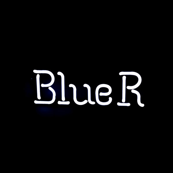 Blue R Single Stroke Word Unit for Pabst Saxophone Jazz Player Neon Sign Replacement Tube